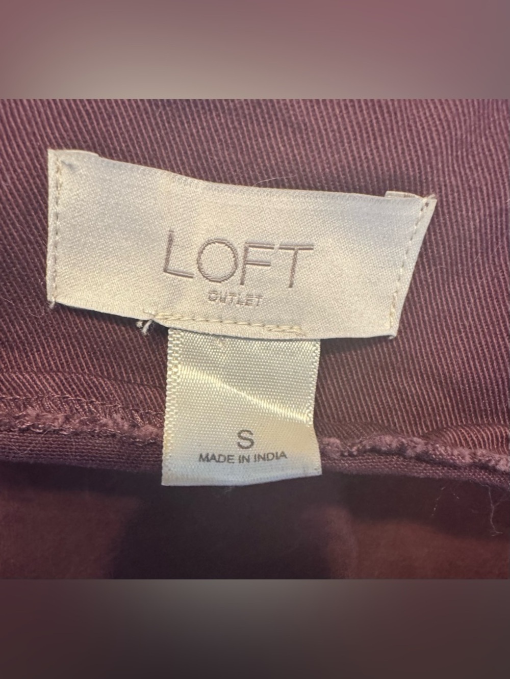 Loft Outlet Womens Plum Field Utility Jacket Cinch Tie Waist Cargo Pockets Sz S - Picture 6 of 9